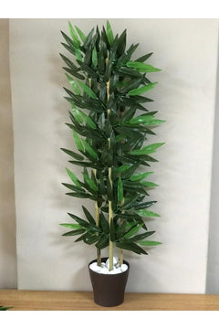 Artificial Bamboo Tree with Three Trunks – 90 cm Decorative Plant