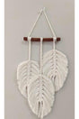 Leaf Detailed Macrame Wall Ornament - Swordslife