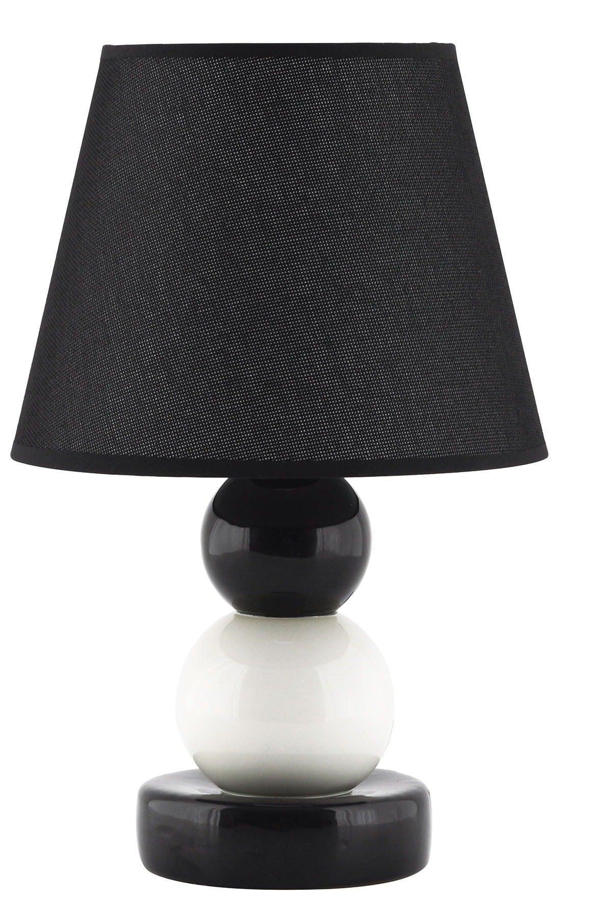 Yarkın Black and White Ceramic Living Room-Living Room-Bedroom Modern Design Retro Lampshade - Swordslife