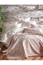 Bedspread Set Double Jacquard Woven Olivia Gülkurusu - Swordslife