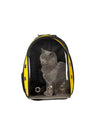 Yellow Black Astronaut Unbreakable Transparent Cat