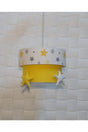 Yellow White Star Decorated Kids Room Baby Room Chandelier Pendant Cake - Swordslife