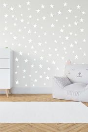 Star Stiker, Kids Room Sticker, Decorative Sticker, Sticker For Baby Room White - Swordslife