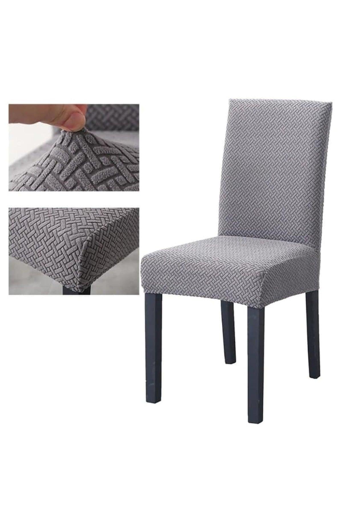 High Quality Chair Cover, Lycra, Washable 1 Piece Dark Gray Color - Swordslife