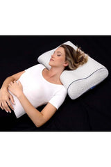 High Orthopedic Neck Support Pillow High Orthopedic Pillow 55x40x13/11 cm White - Swordslife