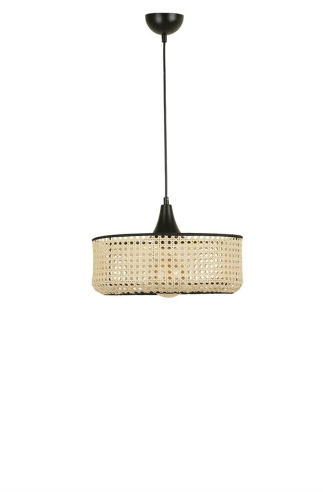 Zack Single Rattan Pendant Lamp Fabs - Swordslife