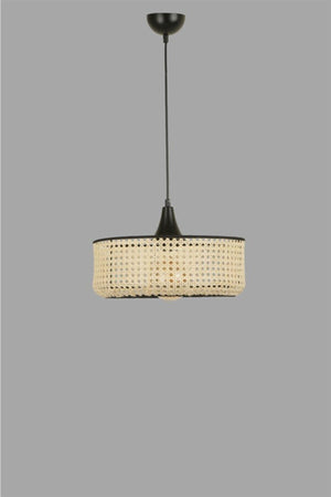 Zack Single Rattan Pendant Lamp Fabs - Swordslife