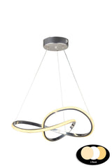 Zagreb 3 Color Led Chandelier Chrome - Swordslife